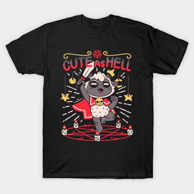 Lamb Cute as Hell T-Shirt by ZAIABLOOM